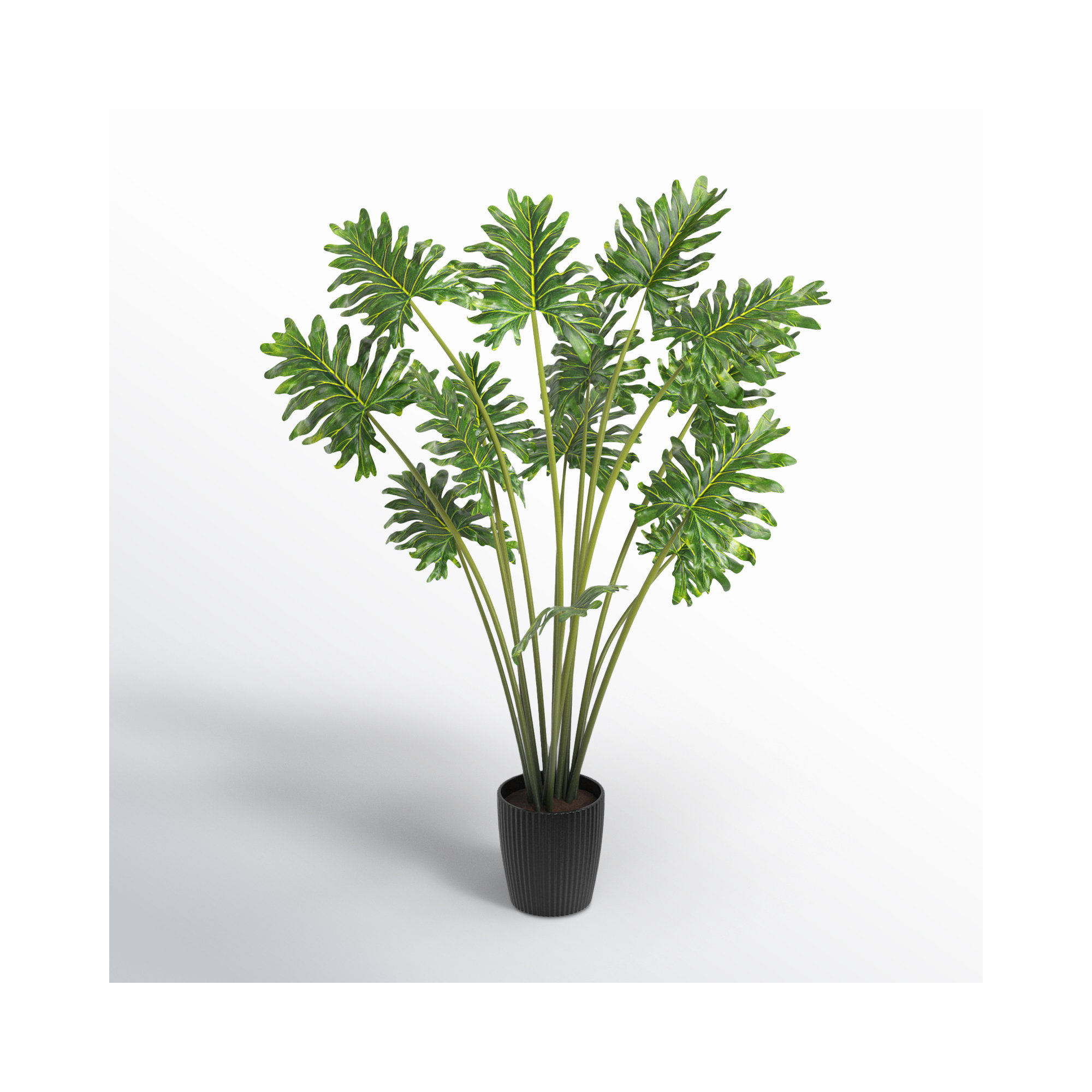 Faux Plant in Pot, 38" H x 40" W x 40" D
