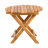Outdoor Recliner Side Table Set - Comes With 2 Inch Cushion And Adjustable Backrest Chaise Lounge With Wheel & Foldable And Adjustable Acacia Wood Side Table For Poode Porch