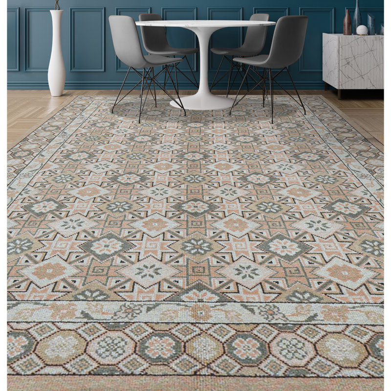 Hand-Knotted High-Quality Brown Area Rug