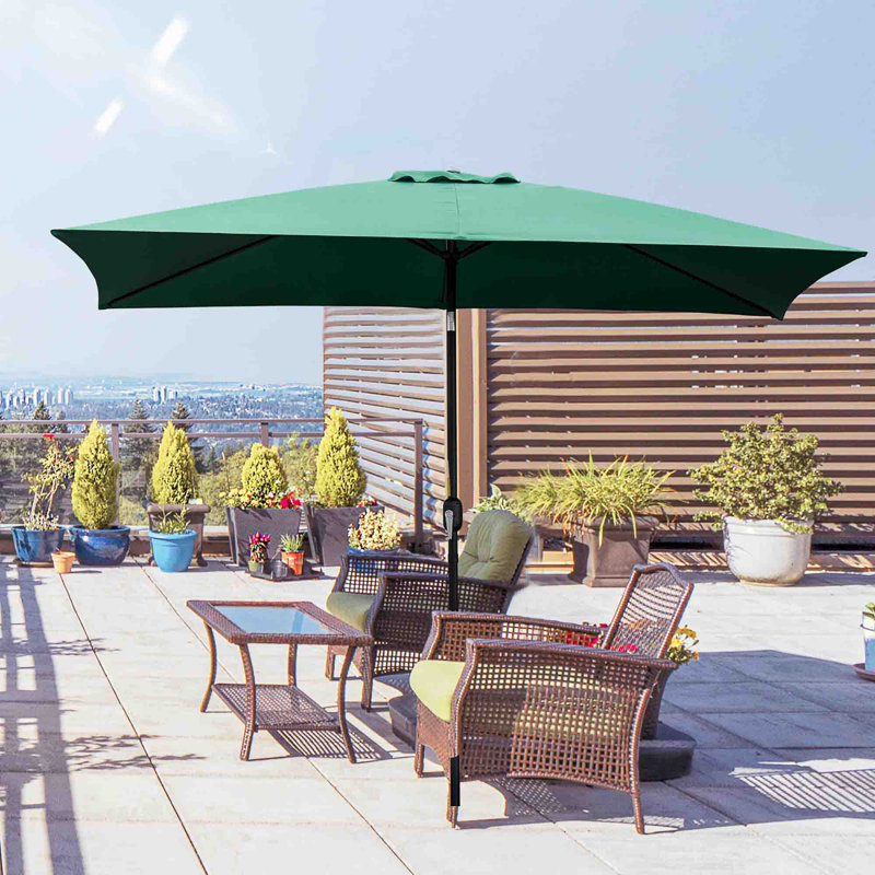 295cm Market Parasol, Green