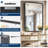 Asua Metal Rectangle Mirror-404896570