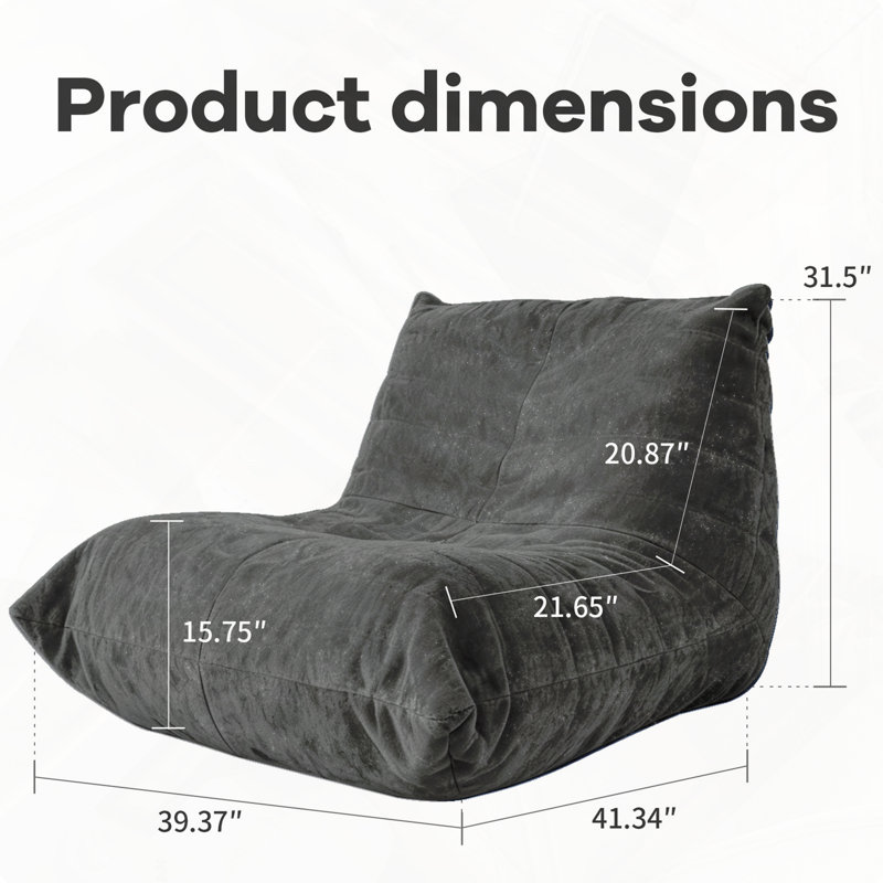 Fauteuil à billes ergonomique 5 directions, Coton gris chaud