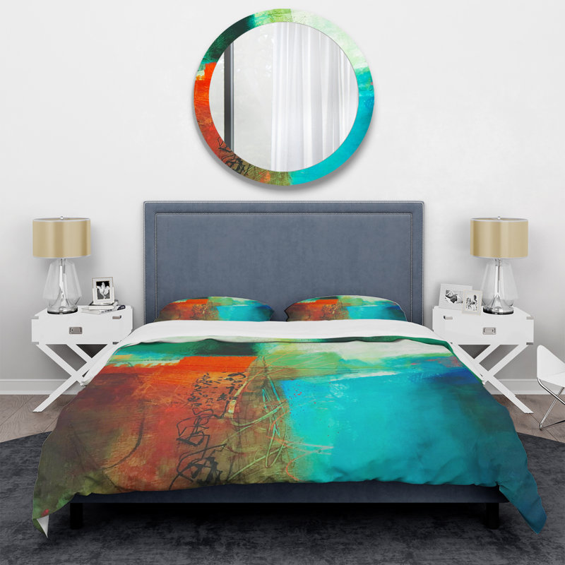 Modern & Contemporary No Abstract Duvet Cover, King Duvet Cover + 2 Shams