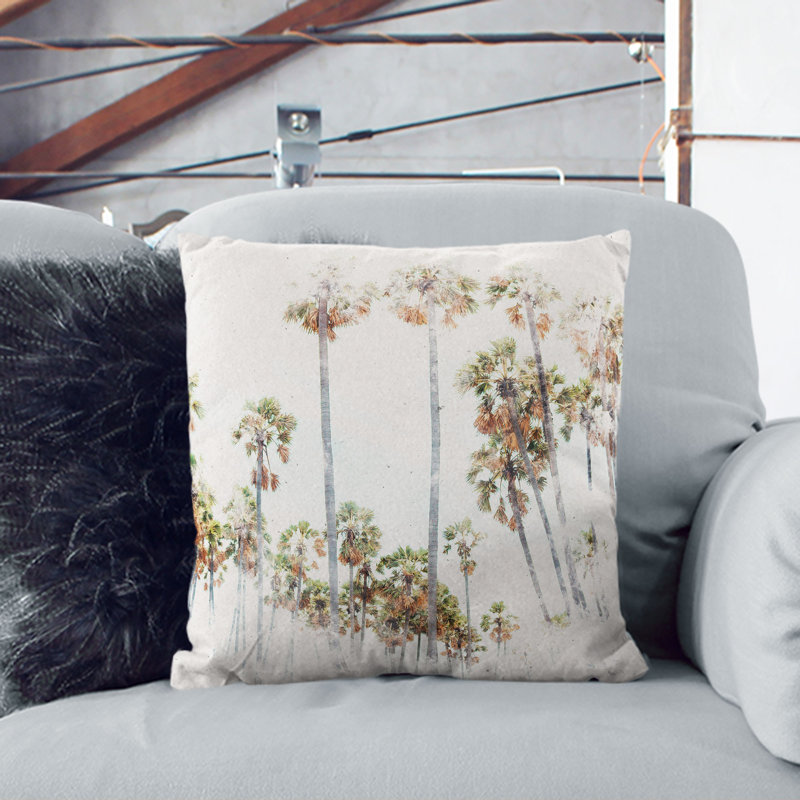 Square Throw Cushion, 40cm H x 40cm W x 15cm D, Black