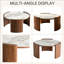 Table basse 31,5 po Modern Travertine-1045405662