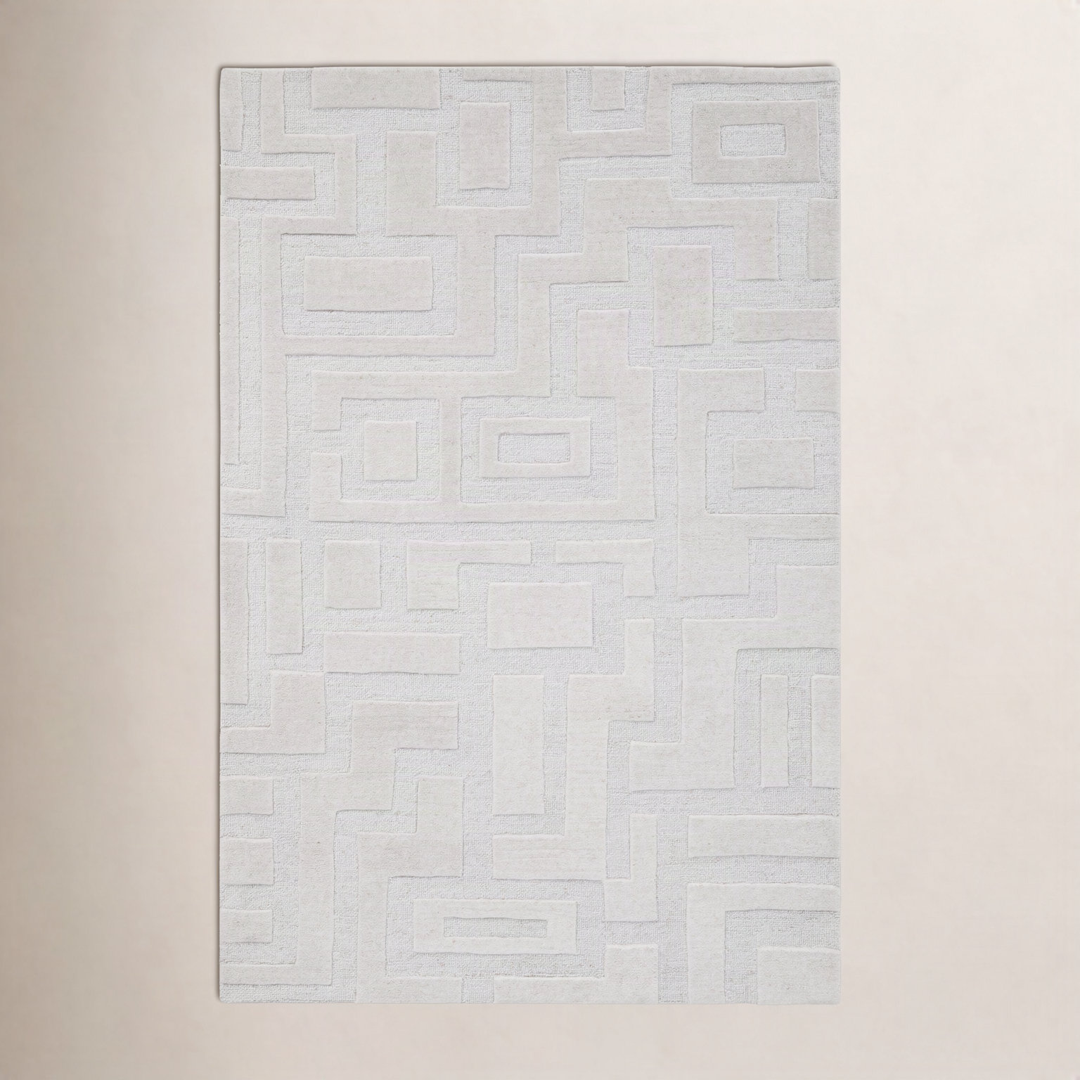 Helaine Hand-Tufted Wool Rug, Rectangle 5' x 8'