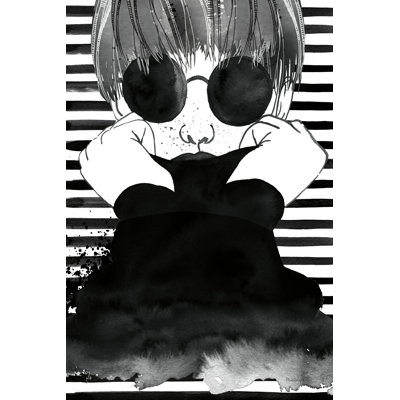 " Looking For Paradise Plain Sunglasses " by Mercedes Lopez Charro Painting Print