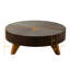 Table basse rétro 35,4 po, brune. Avec pieds en bois massif et fines. Pour le café, les livres et la décoration. Fournie avec une décoration élégante de 35,4 po. Disponible-1429522413-1429522412