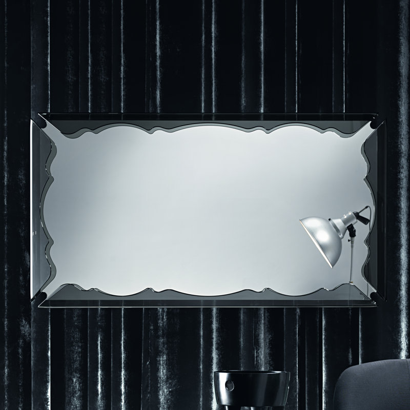 Burritt Glass Wall Mirror, Smoked, 81 cm H x 81 cm W x 12 cm D