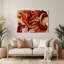 «Lyrical Abstraction 93», art mural en métal brun-2107768117