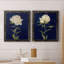 PRETTY AS A PEONY I - Ensemble de 2 reproductions de cadres photo sur toile-1201202726-1201202723