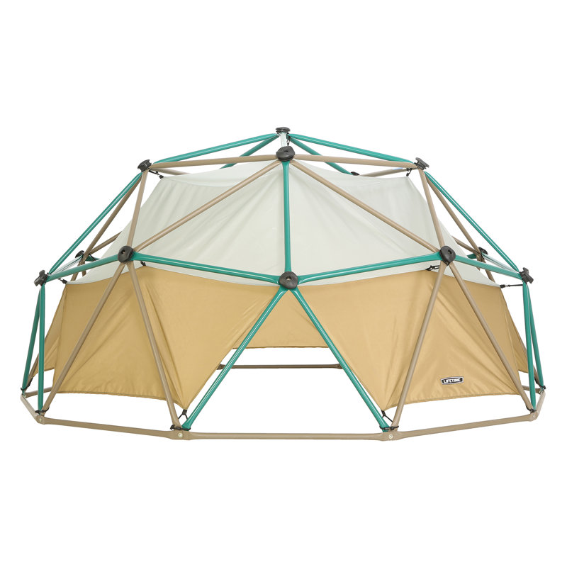 Lifetime Climbing Dome, Sea Green/Tan, 152cm H x 10cm W x 10cm D