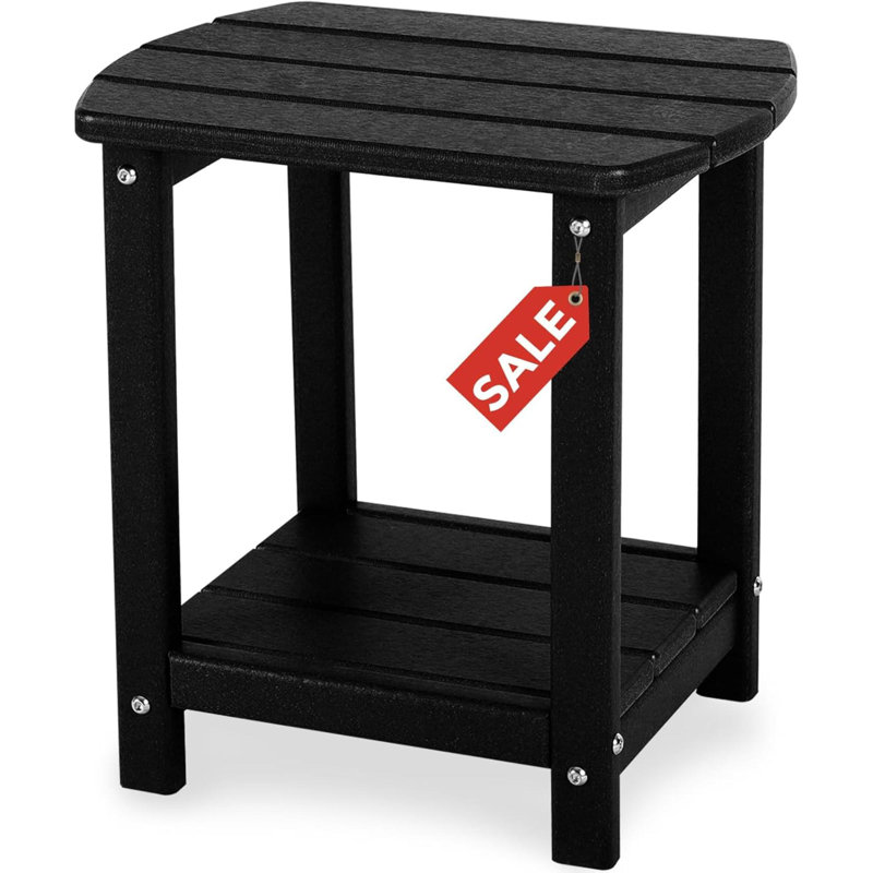 Table de bout Adirondack Square, Noir