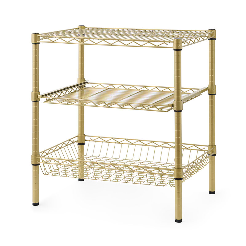 Suprima Double Height Fridge Stand, Gold