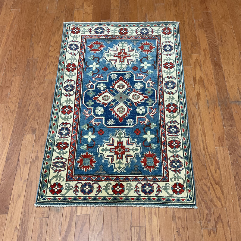  Tapis en laine fait à la main Kazak