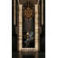 Tableau encadré « Ascension d'obsidienne » - Cadre blanc-357787830