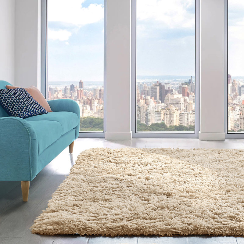 Makemson Supersoft Shaggy High Pile Rug, Rectangle 60 x 110cm