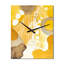 Horloge murale jaune moutarde rétro-99635602