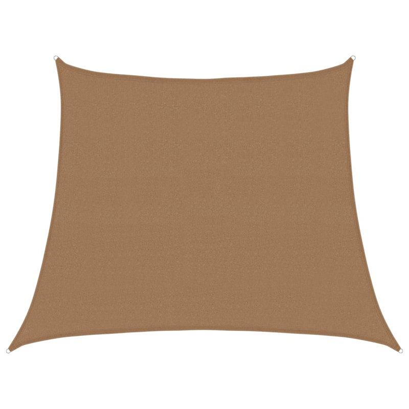 Dakota Fields 400cm W x 300cm D Plastic Cover Retractable Freestanding Awning, Taupe