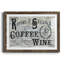 «Rise Shine Wine», reproduction d'art graphique sur papier encadré-1994156581-1994156582