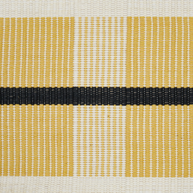 Schumacher x Stephanie Seal Brown Calcada Tape Wide, Maize