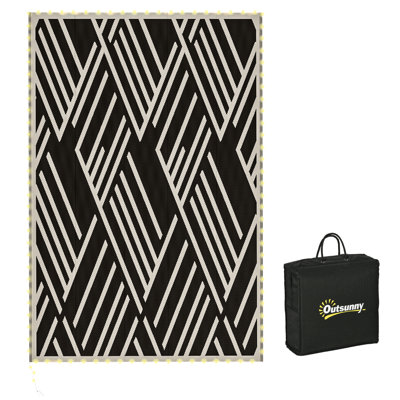 Rectangle 274 cm x 274 cm Argyle Berber Outdoor Area Rug