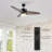Donnabell 52'' Ceiling Fan with LED Lights-1160867633-1160867632