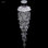 Crystal Rain 8 - Light Pendant
