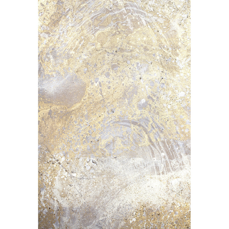Gold Fusion VII by Julia Contacessi - No Frame Art Prints on Canvas, 76cm H x 51cm W