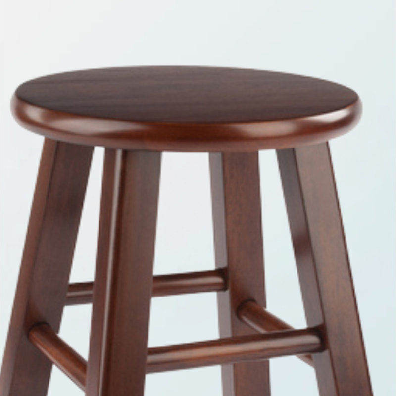 Hopkins 3-Pc Breakfast Table Set with Counter Stools, Walnut