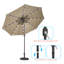 Parasol de marché éclairé 108,00 po Donyu-609550025