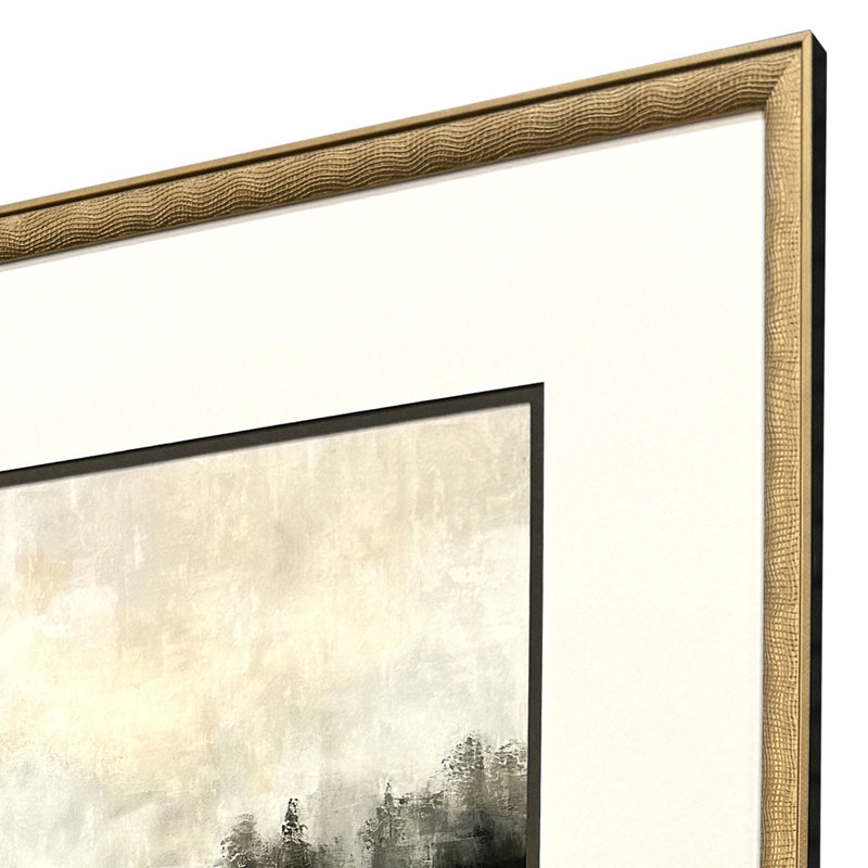 Art encadré «Mute Horizons»