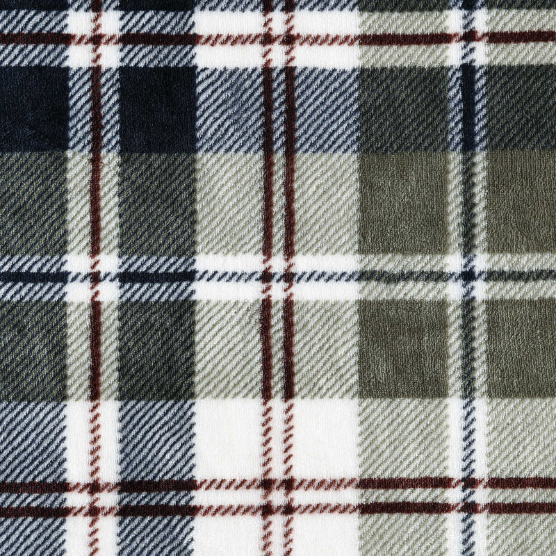Jeté polaire / sherpa Eddie Bauer, Tissu écossais Trailhead
