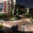 Black Low Voltage Solar Powered Integrated LED Pathway Light Pack