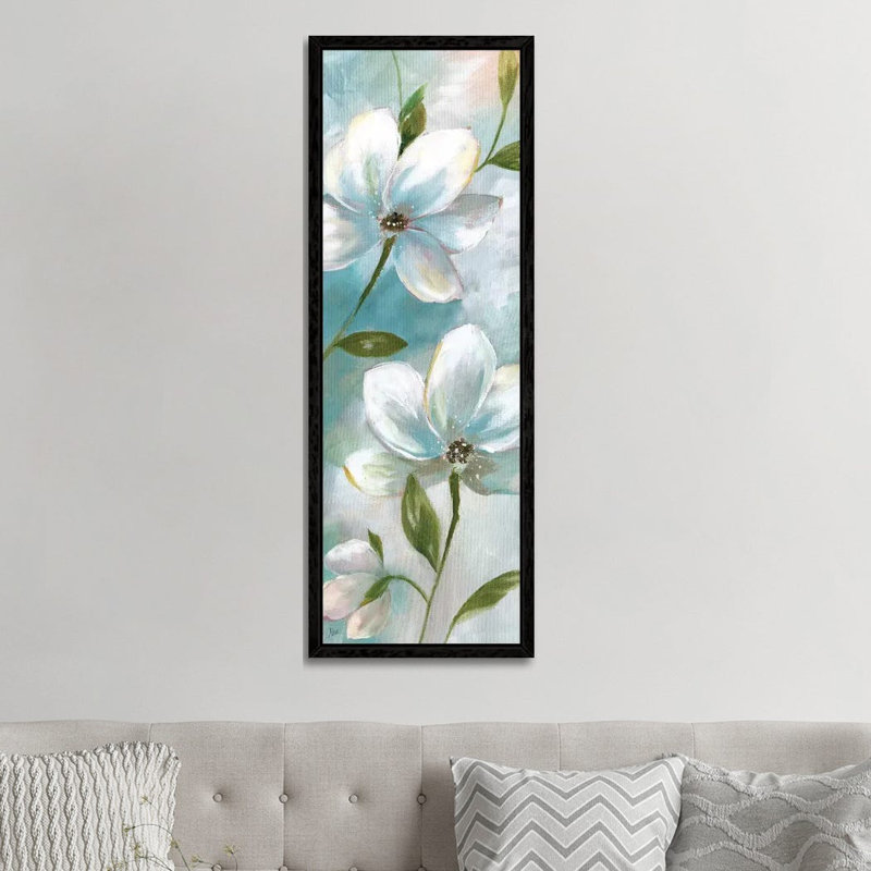 Spring Promise I by Nan - Panoramic Print on Canvas, 121.92 cm H x 40.64 cm W, Black Framed