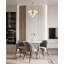 Lustre noir 10 lumières avec abat-jour en verre Stines-29485578-29485577
