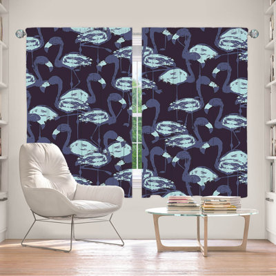 Paire de rideaux obscurcissant en polyester Evalinde