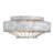 Gaius Tenor 2-Light Dimmable Steel Flush Mount -52877490