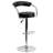 Damian Contemporary Vinyl Adjustable Height Barstool with Arms and Chrome Base-31020377