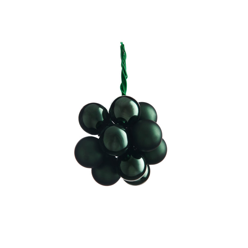 11cm Solid Colour Plastic / Acrylic Bauble, Sage Green