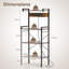 4-Tier Kitchen Bakers Rack with Power Outlet