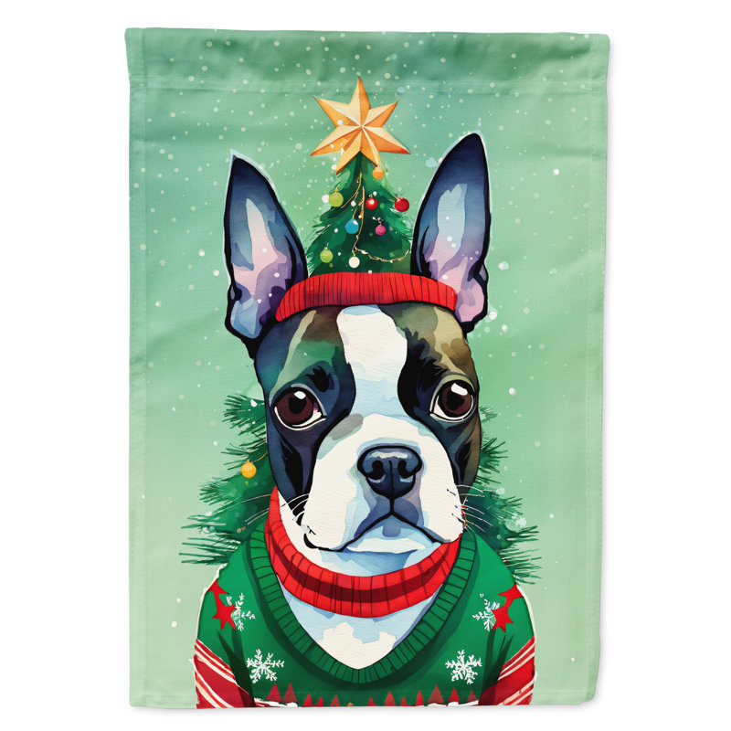 Double Sided Polyester Christmas, 15.5'' H x 11.25'' W