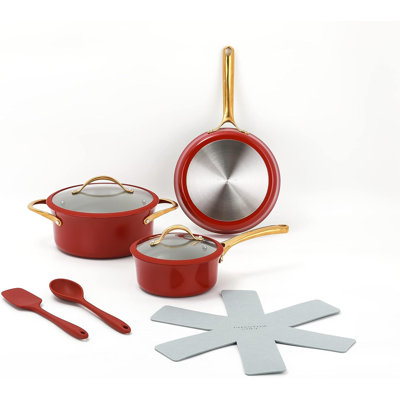 8 - Piece Non-Stick Aluminum Cookware Set