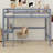 High Loft Bed, Wood Loft Bed With Safety Guardrail, Built-In Desk, Ladder-636454898