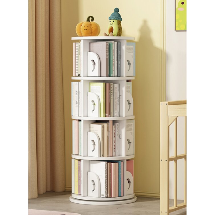 Saket 54 H x 20 W Plastic Corner Bookcase (Set of 2) Latitude Run Color: White