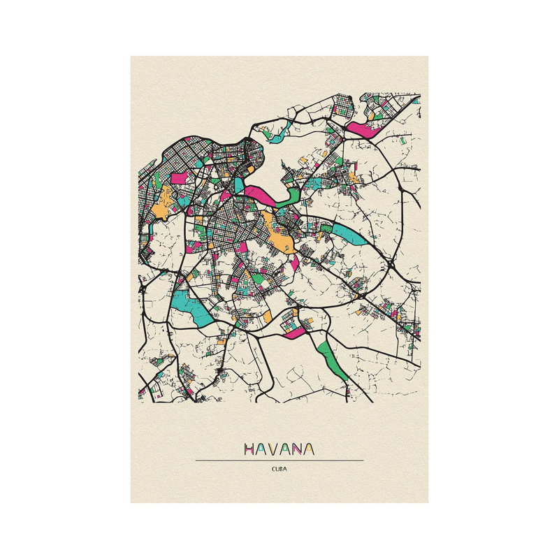 Havana, Cuba Map