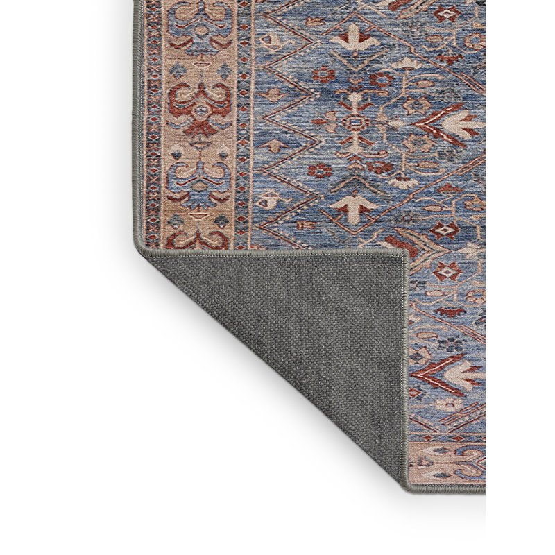 Tapis oriental bleu, Rectangle 3 pi x 5 pi