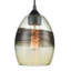 Mini-luminaire suspendu 1 lumière Whisp 6 po - Bronze huilé