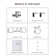 Elongated Toilet Seat Bidet Multiple Spray Modes Wireless Remote Self-Cleaning Nozzle Seat Sensor