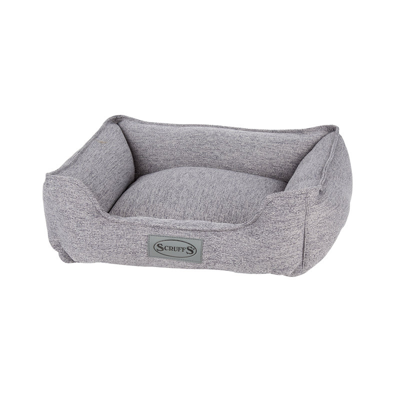 Polyester Pet Bed, 17cm H x 50cm W x 40cm D, Dark Grey